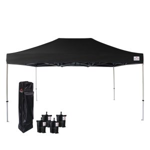 10x15 black canopy tent