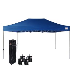 blue waterproof canopy 10x15