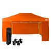 orange 10x15 canopy tent
