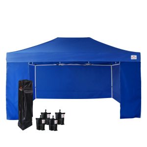 10x15 pop up canopy with sides