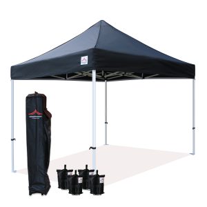 10x10 black canopy tent