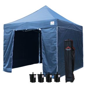 portable canopy with sides