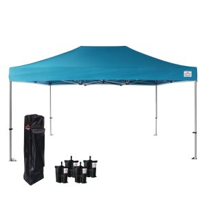 blue ez up canopy tent 10x15