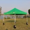 Enhanced 10x10 pop up canopy with sandbag