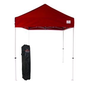 5x5 rubinrot pop up commercial tent