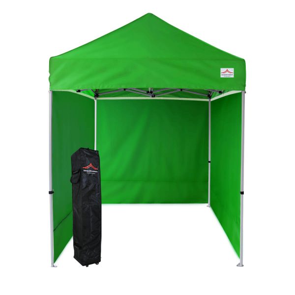 Pop up 5x5 canopy with sides green