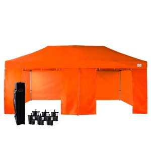 10x20 canopy tent orange