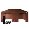 10x20 easy pop up canopy tent with sidewalls